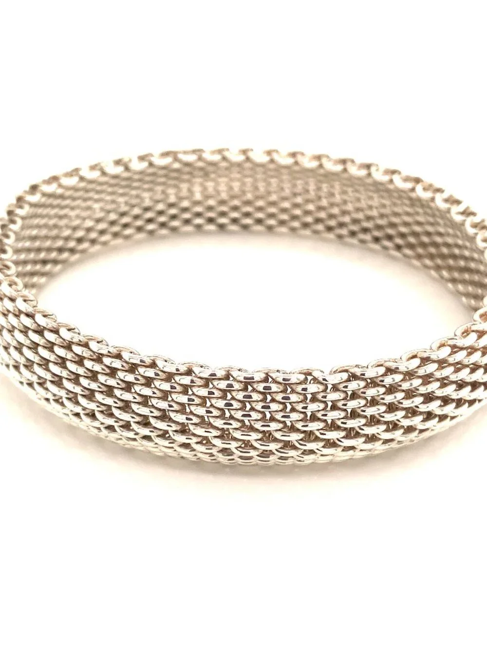 Tiffany & Co Estate Somerset Bangle M 7.5